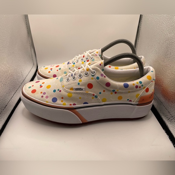 Vans UV Activated Era stacked platform polka dot sneakers size 9 - Picture 1 of 9